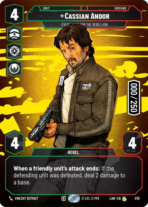 Image for Cassian Andor - Everything for the Rebellion (Serialized) (879) [A Lawless Time] - Star Wars: Unlimited