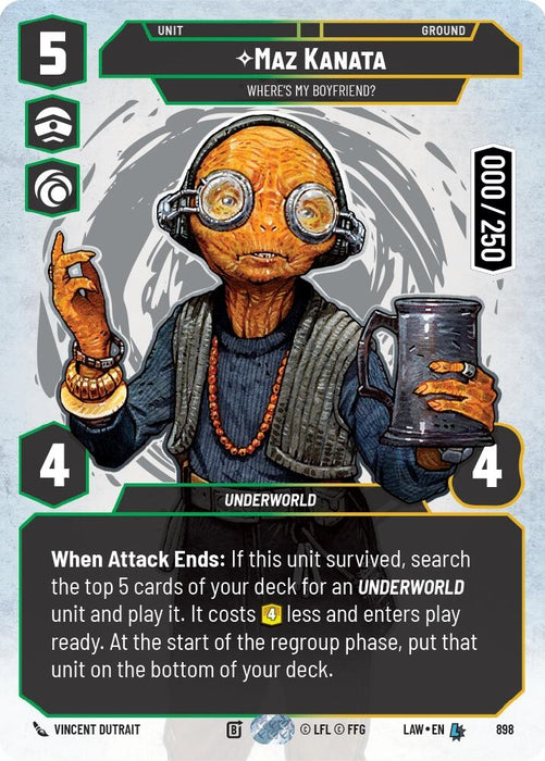 Image for Maz Kanata - Where's My Boyfriend? (Serialized) (898) [A Lawless Time] - Star Wars: Unlimited