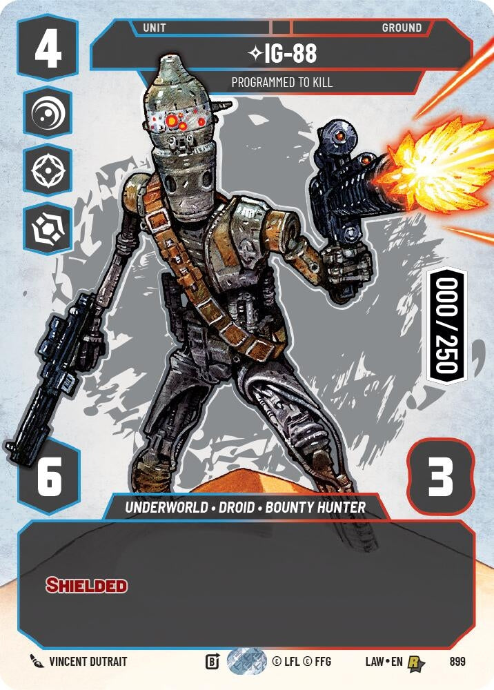 Image for IG-88 - Programmed to Kill (Serialized) (899) [A Lawless Time] - Star Wars: Unlimited