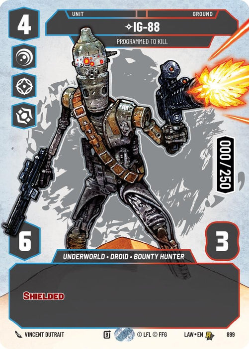 Image for IG-88 - Programmed to Kill (Serialized) (899) [A Lawless Time] - Star Wars: Unlimited