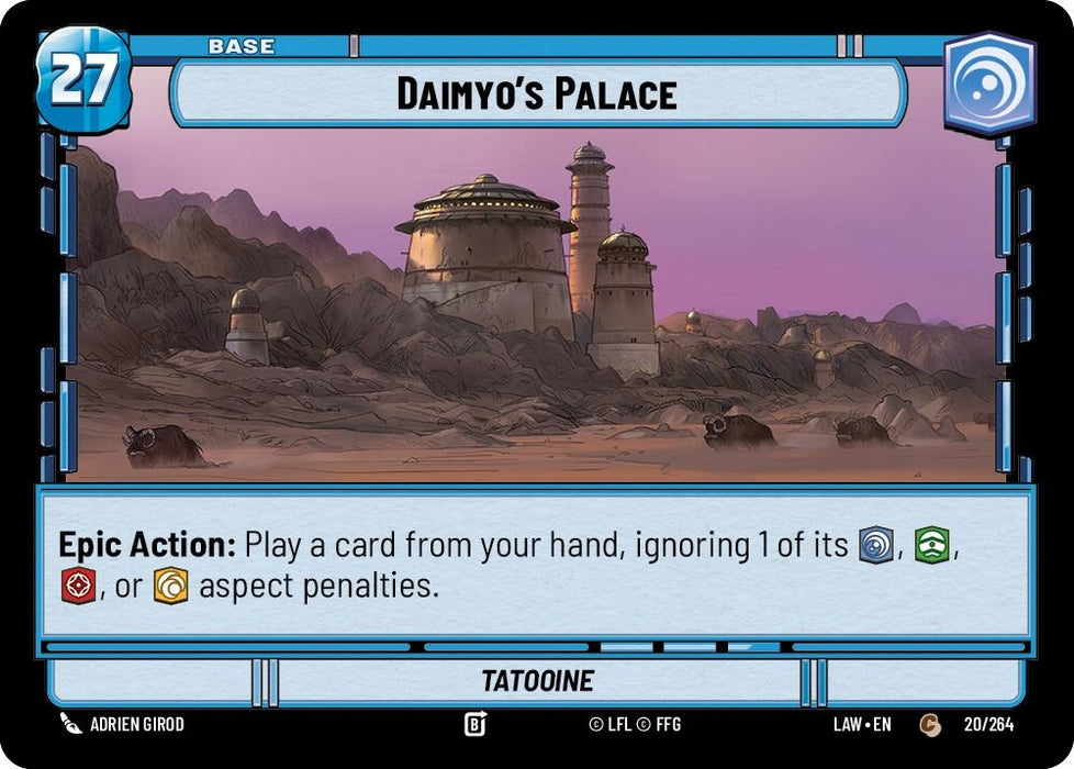 Daimyo's Palace // Shield (20 // T03) [A Lawless Time]