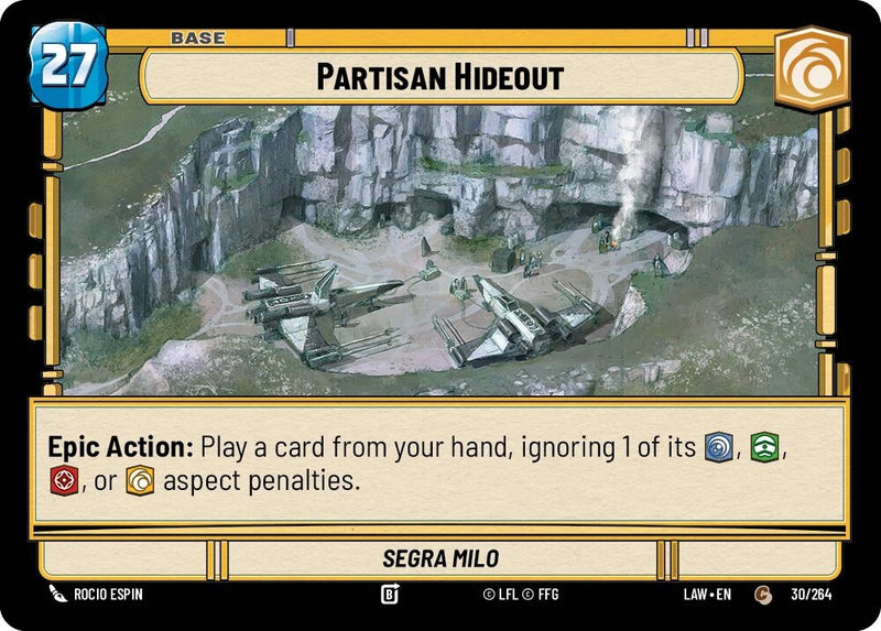 Partisan Hideout // Shield (30 // T03) [A Lawless Time]