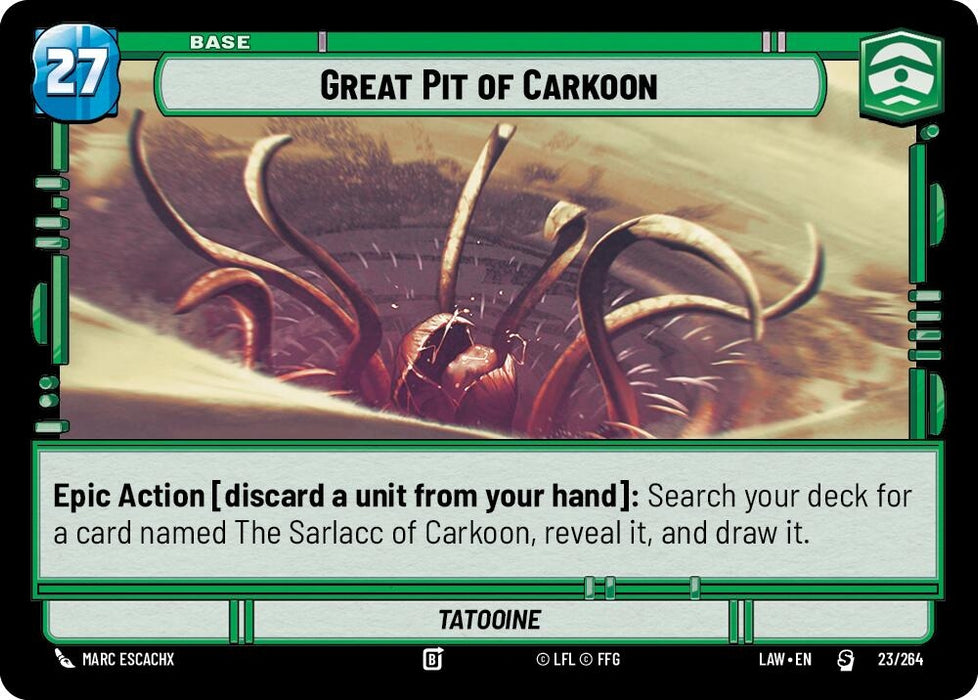 Image for Great Pit of Carkoon (23) [A Lawless Time] - Star Wars: Unlimited