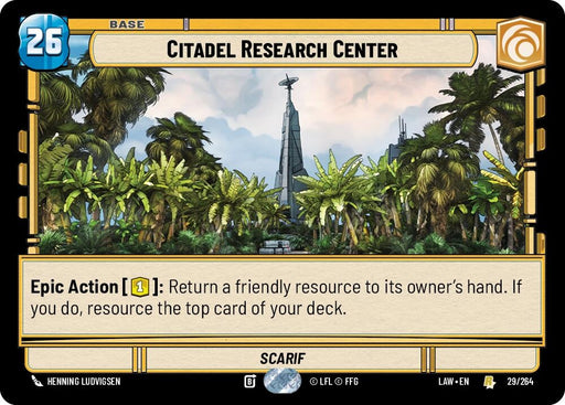 Image for Citadel Research Center (29) [A Lawless Time] - Star Wars: Unlimited