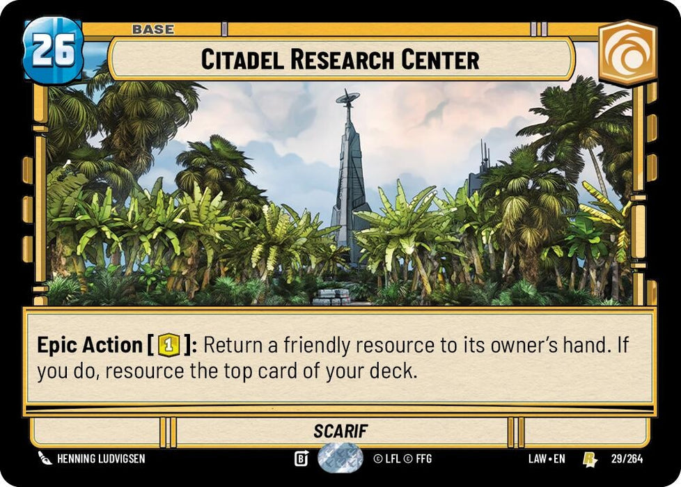 Image for Citadel Research Center (29) [A Lawless Time] - Star Wars: Unlimited