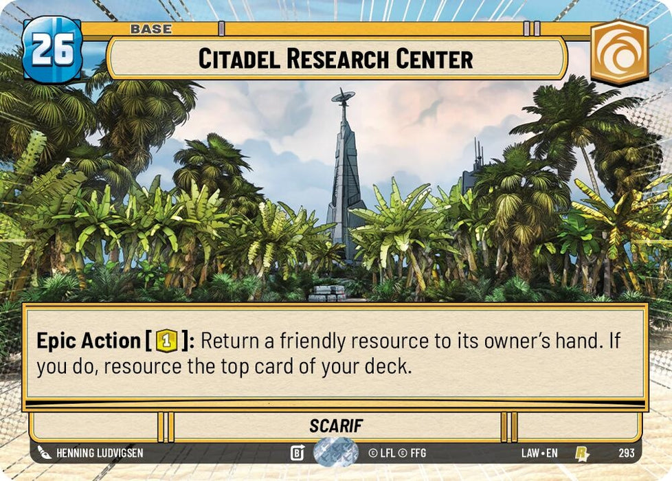 Image for Citadel Research Center (Hyperspace) (293) [A Lawless Time] - Star Wars: Unlimited