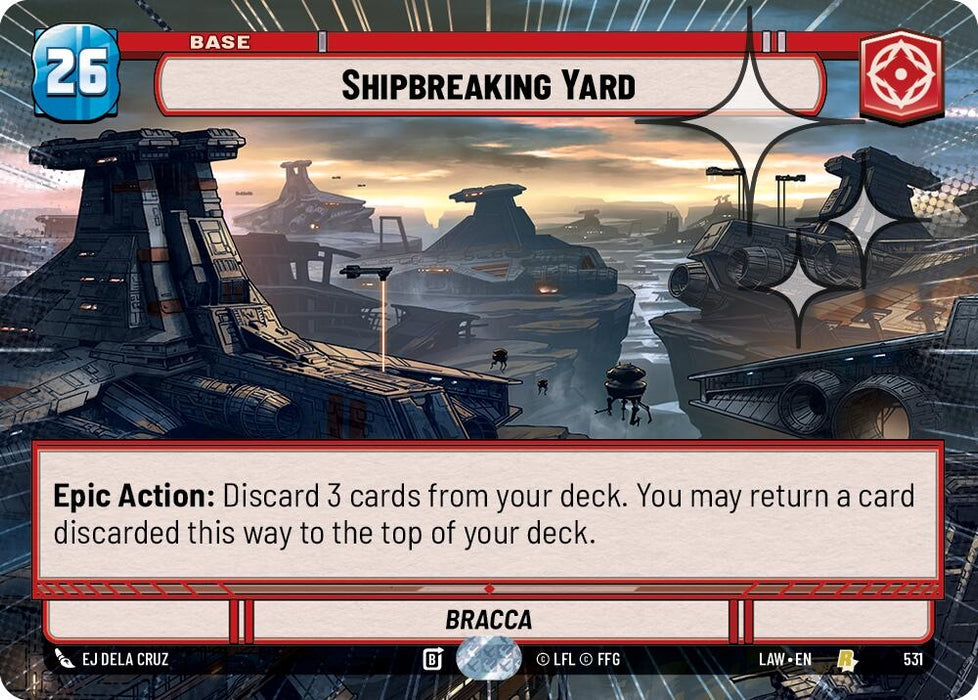 Image for Shipbreaking Yard (Hyperspace Foil) (531) [A Lawless Time] - Star Wars: Unlimited