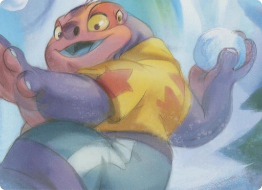 Image for Winterspell Snowball Fight Puzzle Insert (Middle Right) [Winterspell] - Disney Lorcana