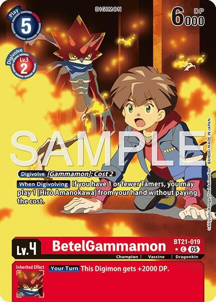 Image for BetelGammamon - BT21-019 (Alternate Art) (BT21-019 C) [Advanced Booster Digimon Generation] - Digimon Card Game