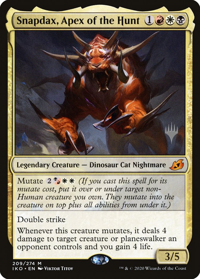 Snapdax, Apex of the Hunt (209) [Promo Pack: Ikoria]