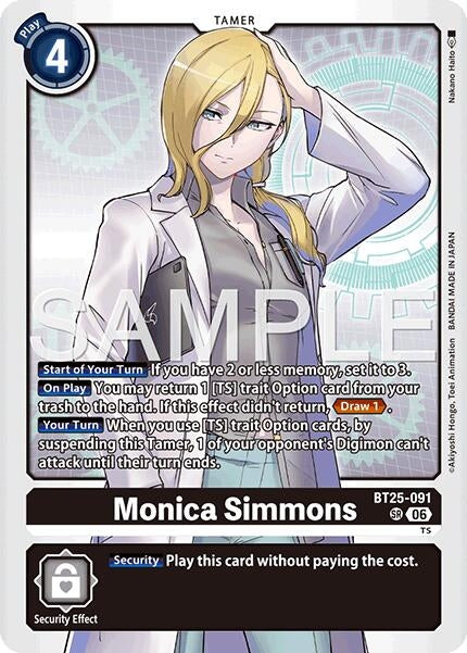 Image for Monica Simmons (BT25-091) [Dual Revolution] - Digimon Card Game
