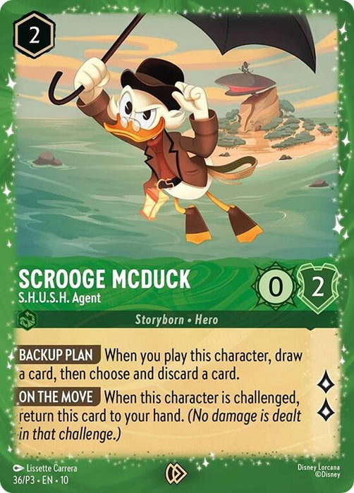 Image for Scrooge McDuck - S.H.U.S.H. Agent (36) [Disney Lorcana Promo Cards] - Disney Lorcana
