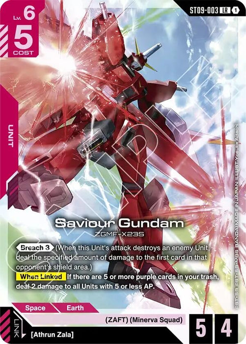 Image for Saviour Gundam (ST09-003) [Starter Deck 09: Destiny Ignition] - Gundam Card Game