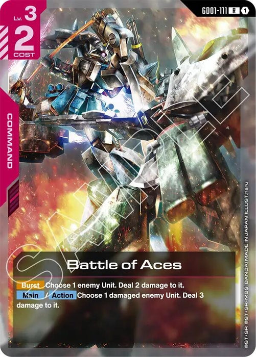 Image for Battle of Aces (GD01-111) [Starter Deck 09: Destiny Ignition] - Gundam Card Game