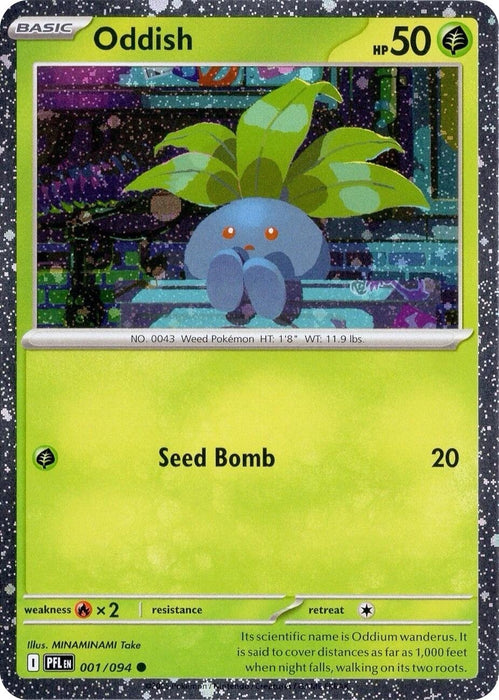 Image for Oddish (Cosmos Holo) (001/094) [Miscellaneous Cards & Products] - Pokemon
