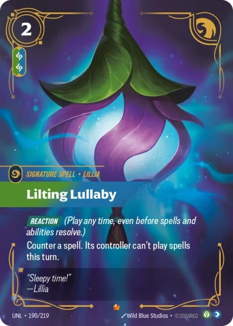 Image for Lilting Lullaby (190/219) [Unleashed] - Riftbound: League of Legends Trading Card Game