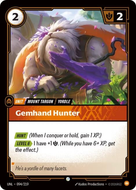 Image for Gemhand Hunter (094/219) [Unleashed] - Riftbound: League of Legends Trading Card Game