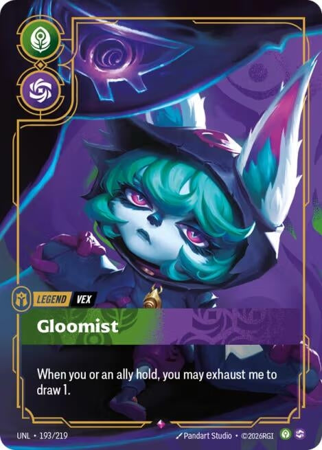 Image for Vex - Gloomist (193/219) [Unleashed] - Riftbound: League of Legends Trading Card Game