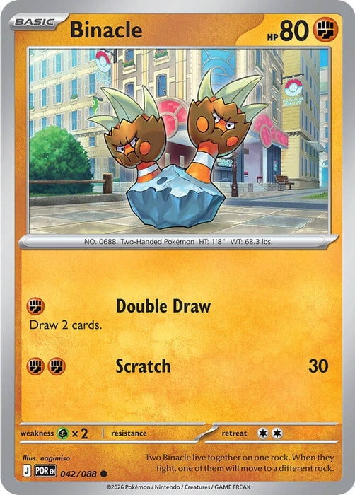 Image for Binacle (042/088) [ME03: Perfect Order] - Pokemon