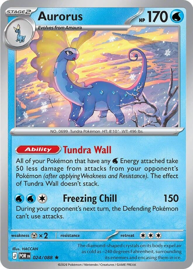 Image for Aurorus (024/088) [ME03: Perfect Order] - Pokemon