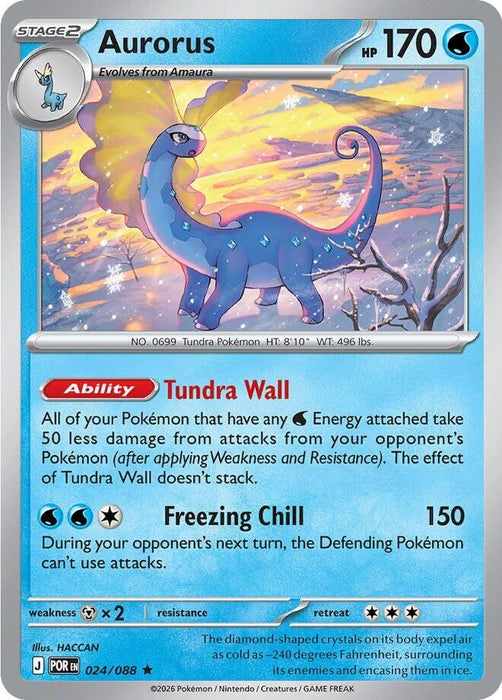 Image for Aurorus (024/088) [ME03: Perfect Order] - Pokemon