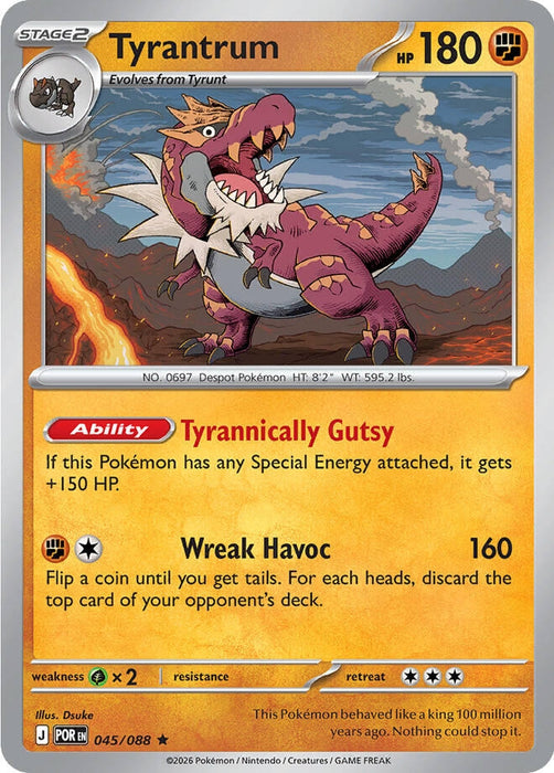 Image for Tyrantrum (045/088) [ME03: Perfect Order] - Pokemon