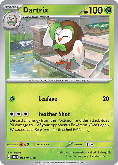 Image for Dartrix (011/088) [ME03: Perfect Order] - Pokemon