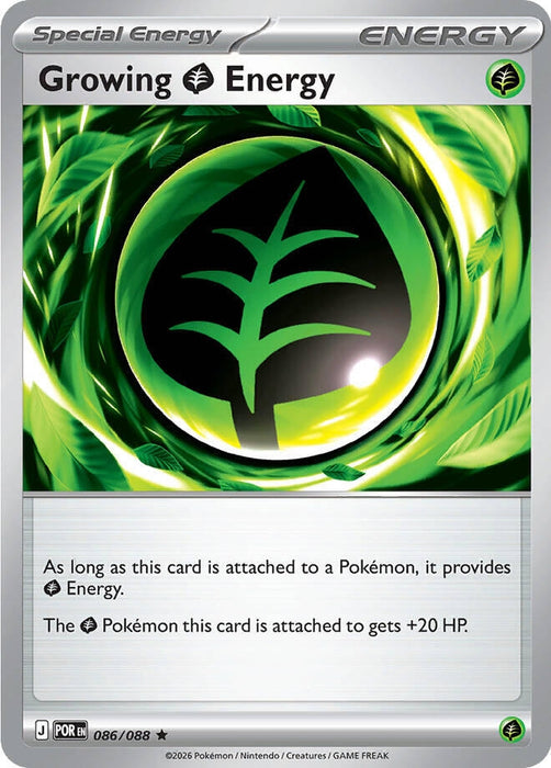 Image for Growing Grass Energy (086/088) [ME03: Perfect Order] - Pokemon