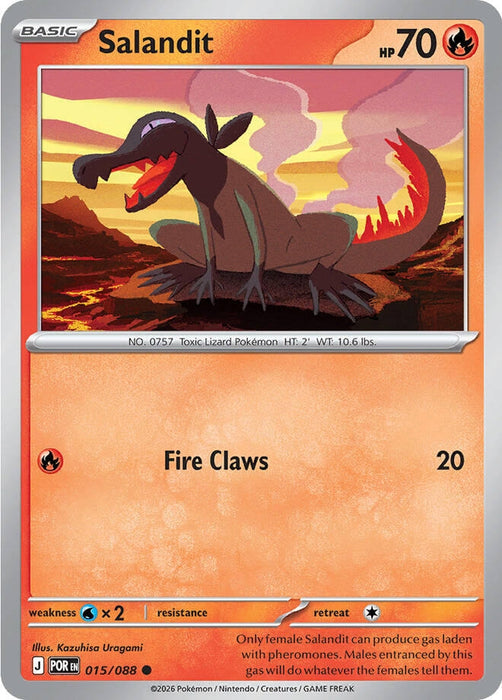 Image for Salandit (015/088) [ME03: Perfect Order] - Pokemon