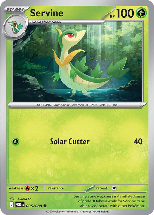 Image for Servine (005/088) [ME03: Perfect Order] - Pokemon
