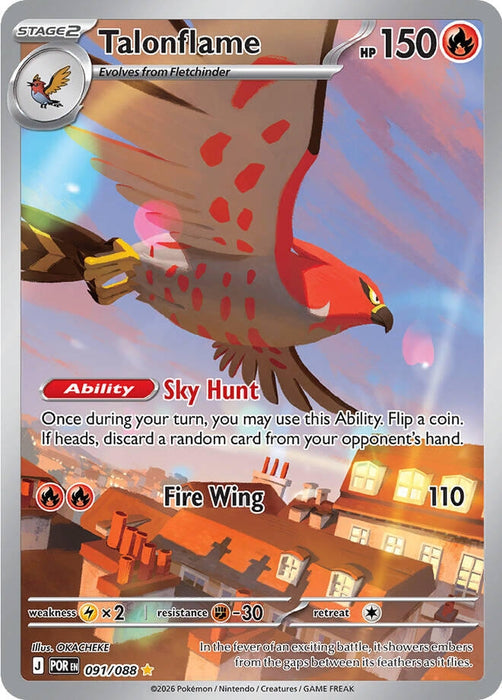 Image for Talonflame (091/088) [ME03: Perfect Order] - Pokemon