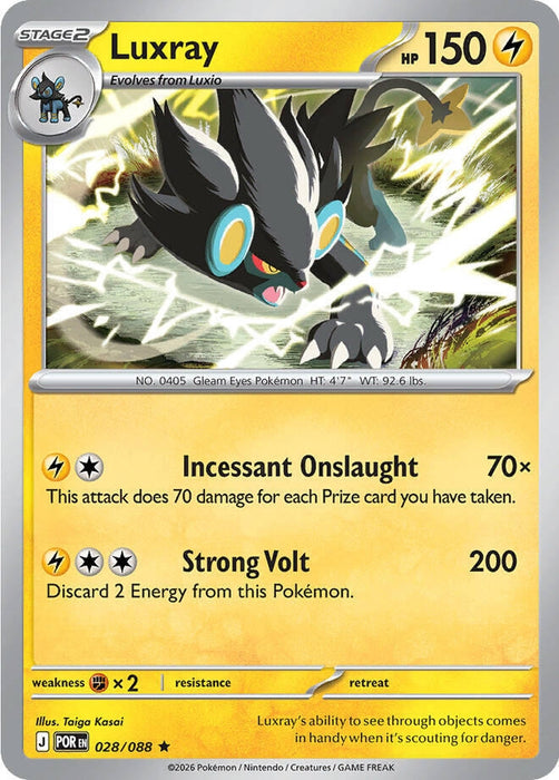 Image for Luxray (028/088) [ME03: Perfect Order] - Pokemon