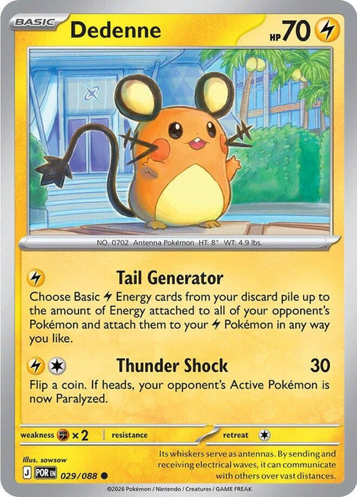 Image for Dedenne (029/088) [ME03: Perfect Order] - Pokemon