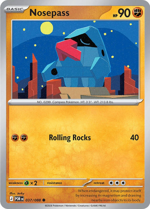 Image for Nosepass (037/088) [ME03: Perfect Order] - Pokemon