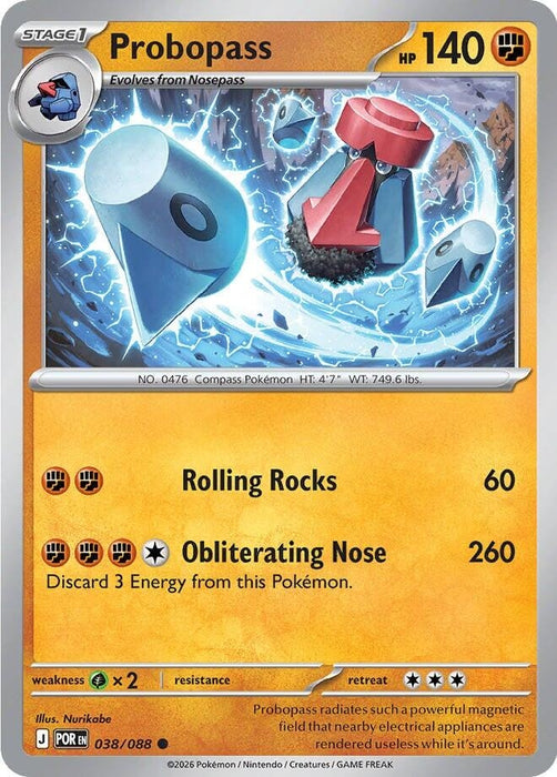 Image for Probopass (038/088) [ME03: Perfect Order] - Pokemon