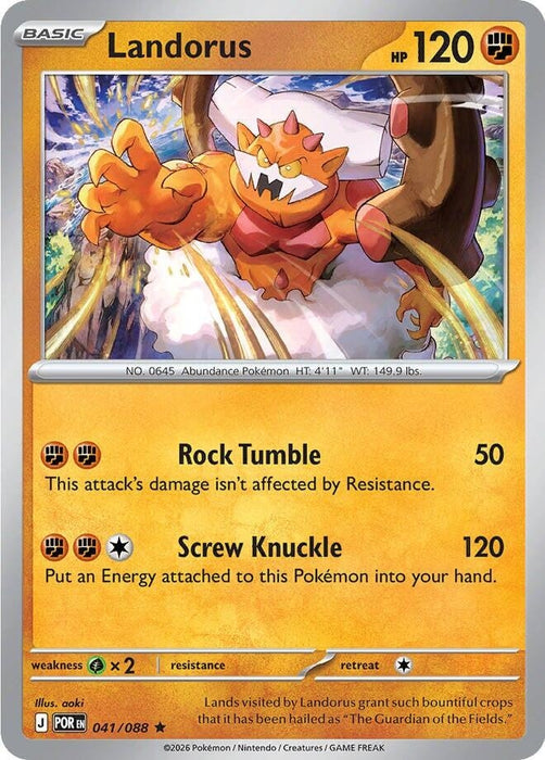 Image for Landorus (041/088) [ME03: Perfect Order] - Pokemon