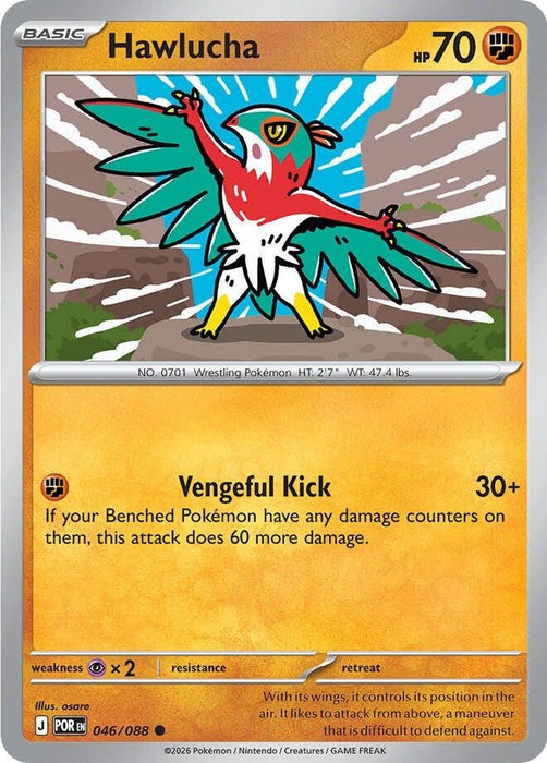 Image for Hawlucha (046/088) [ME03: Perfect Order] - Pokemon
