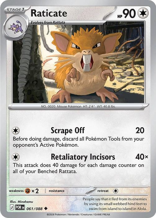 Image for Raticate (061/088) [ME03: Perfect Order] - Pokemon