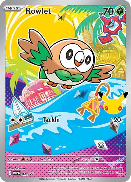 Image for Rowlet - 043 (043) [ME: Mega Evolution Promo] - Pokemon