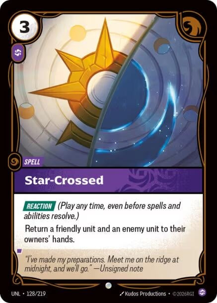 Image for Star-Crossed (128/219) [Unleashed] - Riftbound: League of Legends Trading Card Game