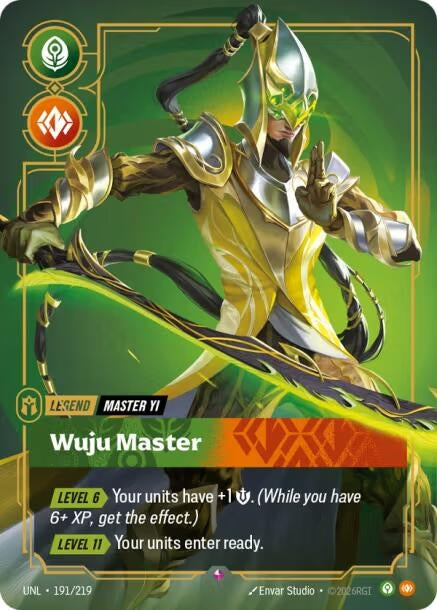 Image for Master Yi - Wuju Master (191/219) [Unleashed] - Riftbound: League of Legends Trading Card Game