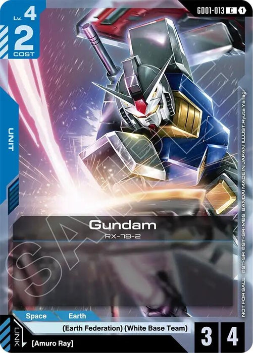 Image for Gundam (GD01-013) (WCS26-27 Participation Pack Vol.1) (GD01-013) [Gundam Promotional Cards] - Gundam Card Game