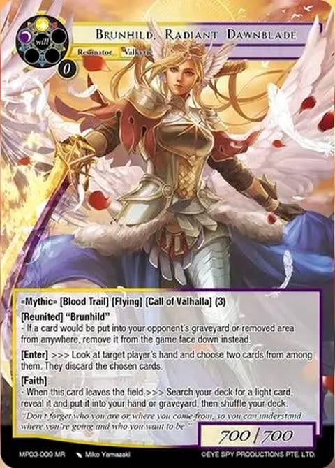 Image for Brunhild, Radiant Dawnblade (MP03-009) [Masterpiece Collection 03 "Dimensional Hope"] - Force of Will