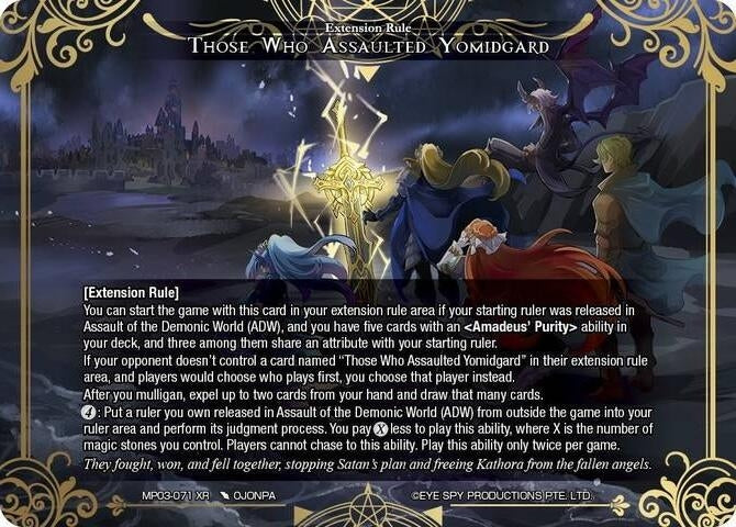 Image for Those Who Assaulted Yomidgard (MP03-071 XR) [Masterpiece Collection 03 "Dimensional Hope"] - Force of Will