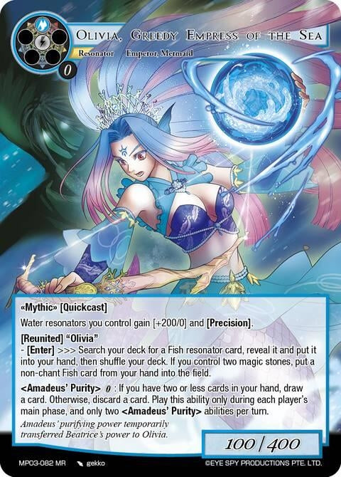 Image for Olivia, Greedy Empress of the Sea (MP03-082) [Masterpiece Collection 03 "Dimensional Hope"] - Force of Will