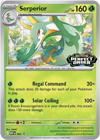 Image for Serperior - 064 [Staff] (064) [ME: Mega Evolution Promo] - Pokemon
