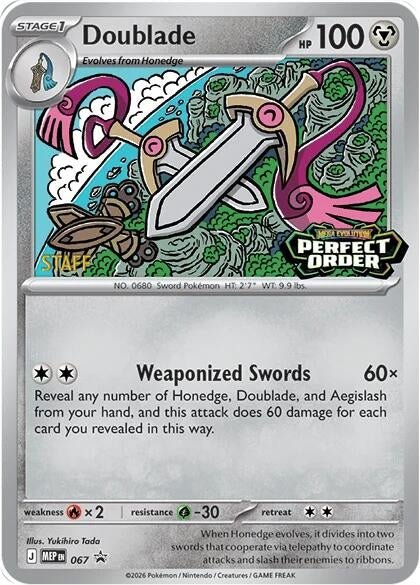 Image for Doublade - 067 [Staff] (067) [ME: Mega Evolution Promo] - Pokemon