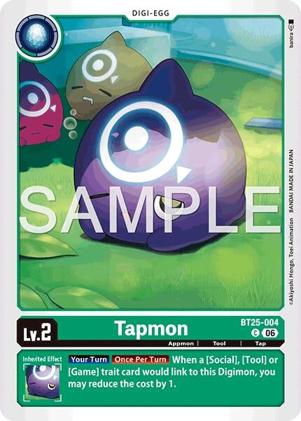Image for Tapmon (BT25-004 C) [Dual Revolution] - Digimon Card Game