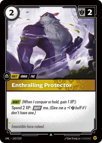 Image for Enthralling Protector (162/219) [Unleashed] - Riftbound: League of Legends Trading Card Game