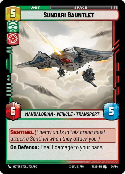 Image for Sundari Gauntlet (24/84) [Twin Suns] - Star Wars: Unlimited
